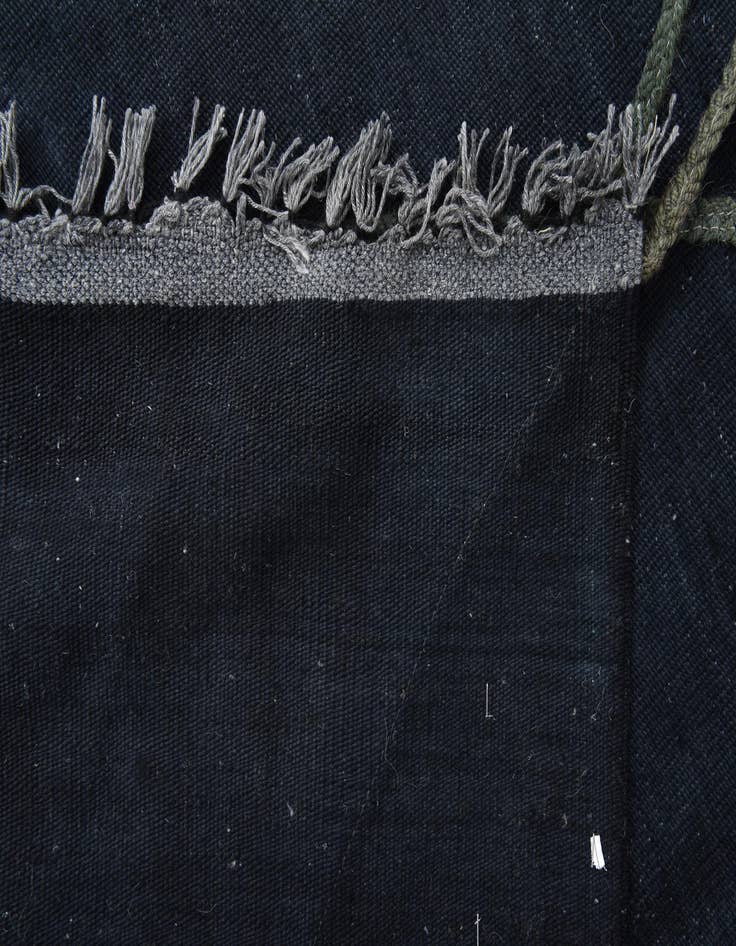 Detail image of 6' 5 x 10' 1  Hand Woven Kilim Modern Wool Rug