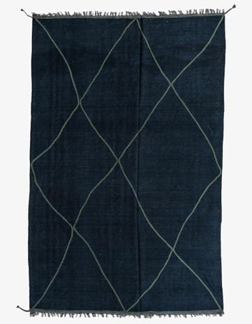 6' 5 x 10' 1 Hand Woven Kilim Modern Wool Rug