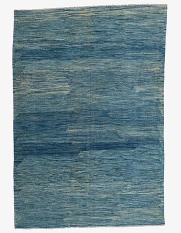 5' 7 x 8' 2 Hand Woven Kilim Modern Wool Rug