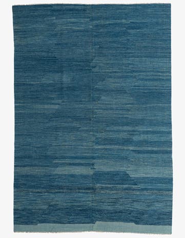 6' 9 x 9' 9 Hand Woven Kilim Modern Wool Rug