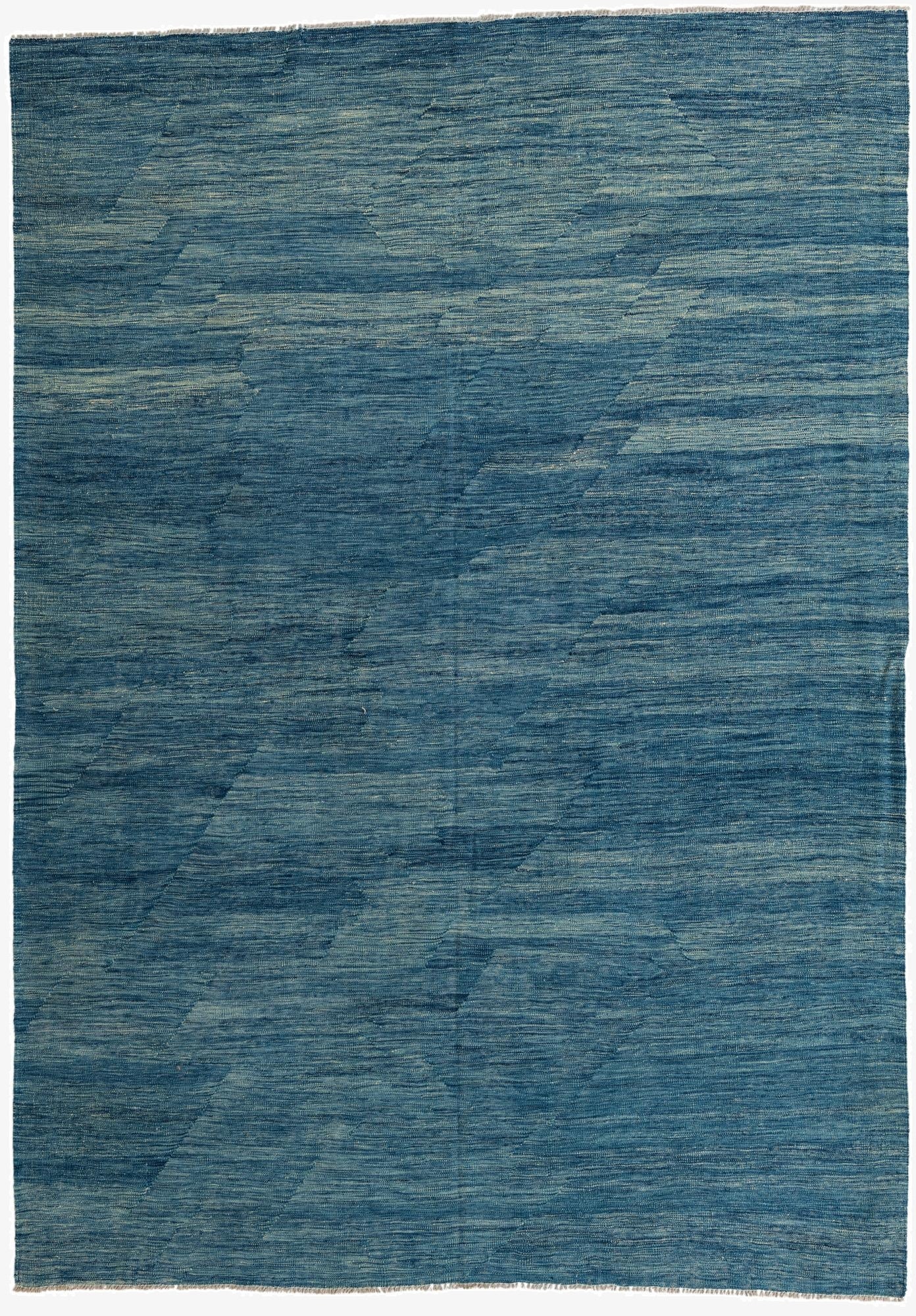 7' x 9' 7  Hand Woven Kilim Modern Wool Rug