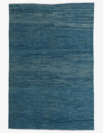 5' 6 x 8' Hand Woven Kilim Modern Wool Rug