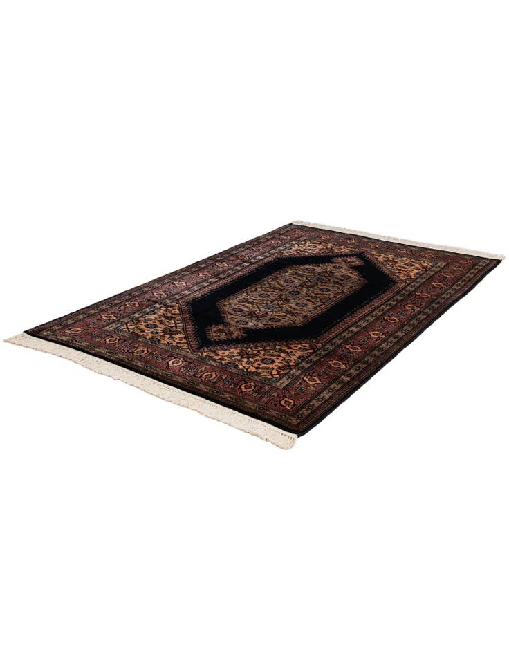 Detail image of 4' 1 x 6' 2 Hand Knotted Lahour Oriental Wool Rug