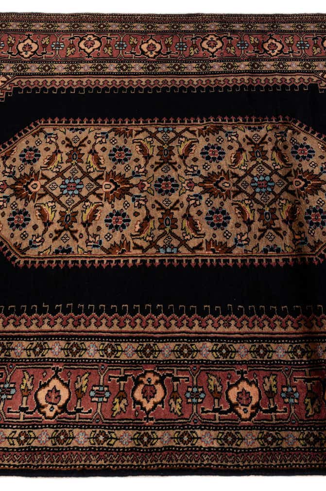 4' 1 x 6' 2 Hand Knotted Lahour Oriental Wool Rug