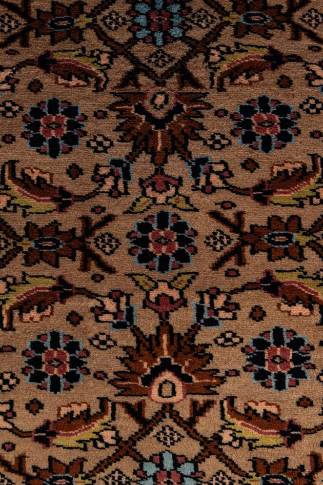 Detail image of 4' 1 x 6' 2 Hand Knotted Lahour Oriental Wool Rug