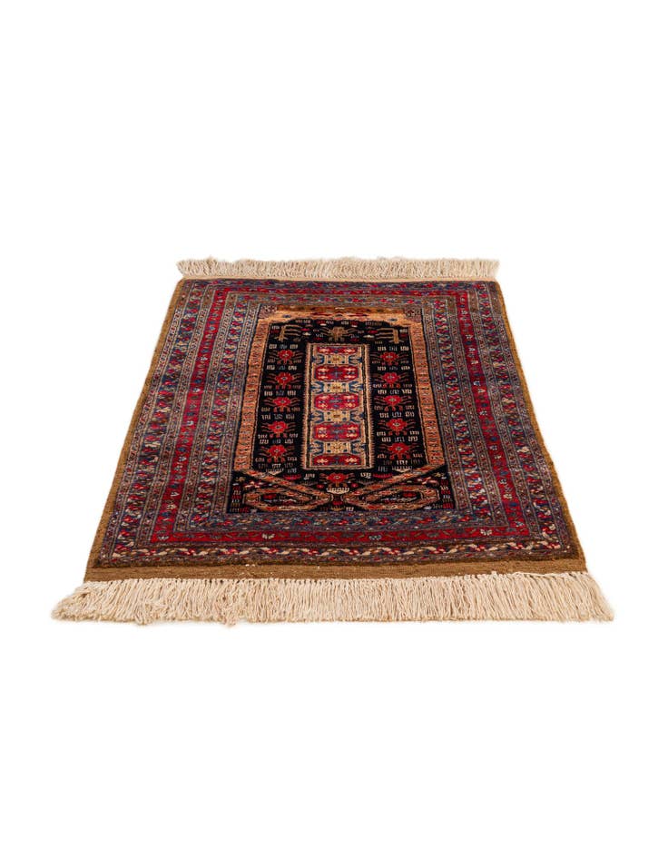 Detail image of 2' 6 x 4' Hand Knotted Lahour Oriental Rug