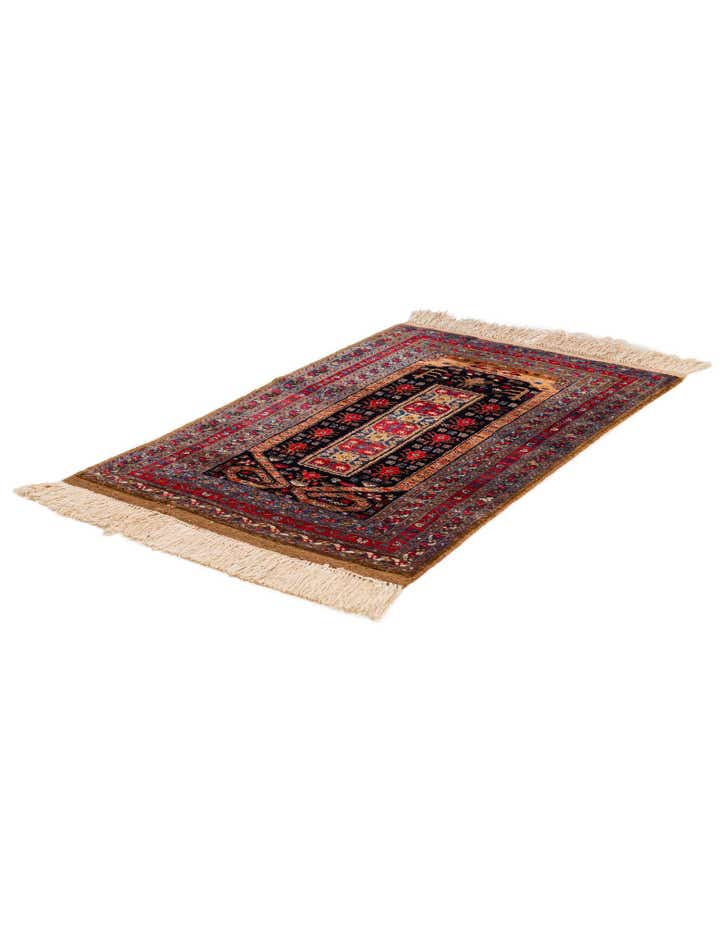 2' 6 x 4' Hand Knotted Lahour Oriental Rug