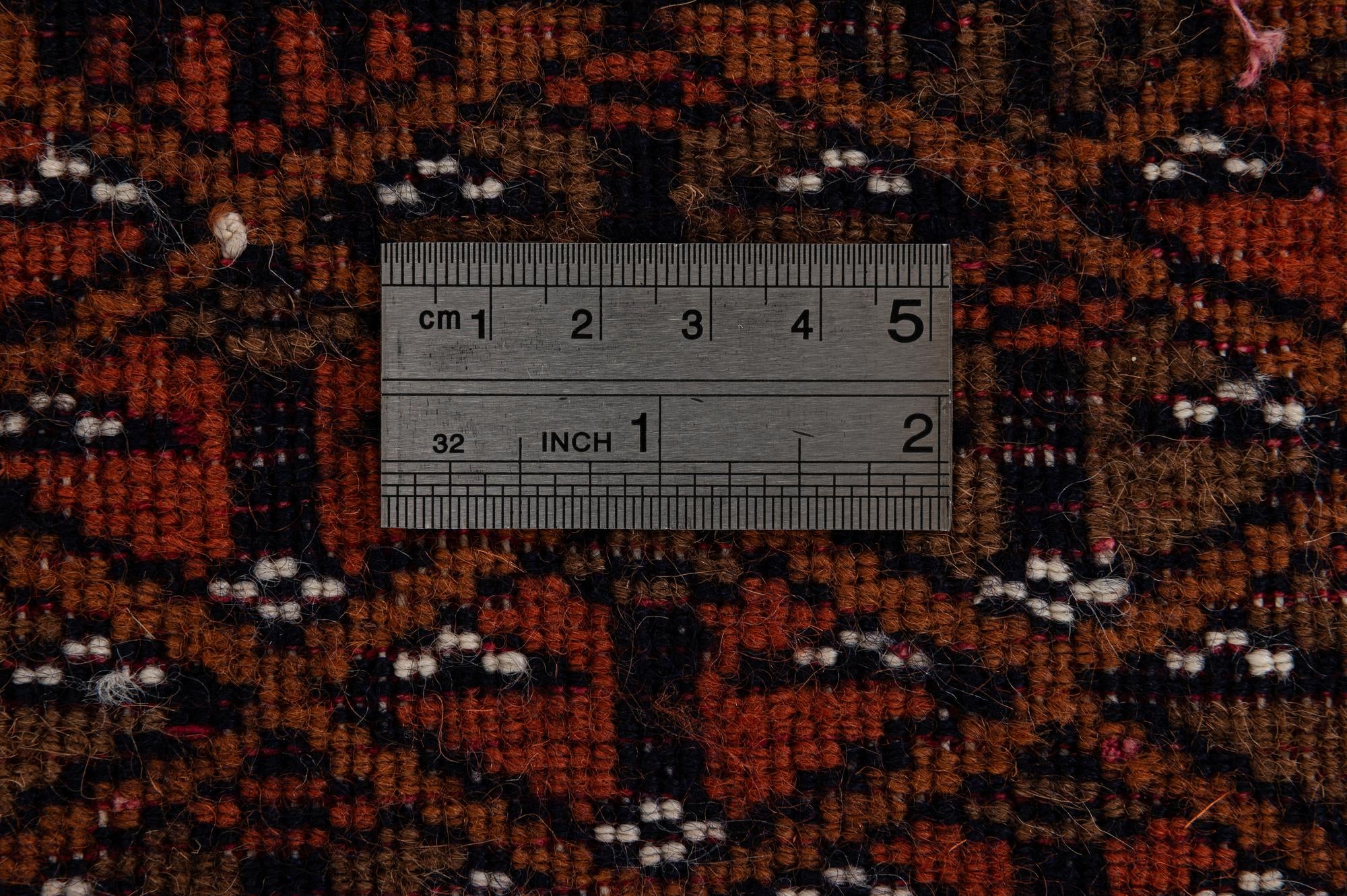 3' 9 x 5' 7 Hand Knotted Lahour Oriental Wool Rug