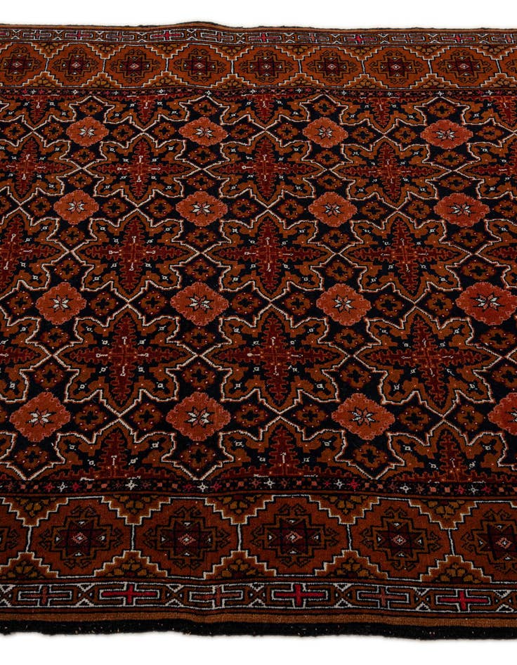 Detail image of 3' 9 x 5' 7  Hand Knotted Lahour Oriental Wool Rug