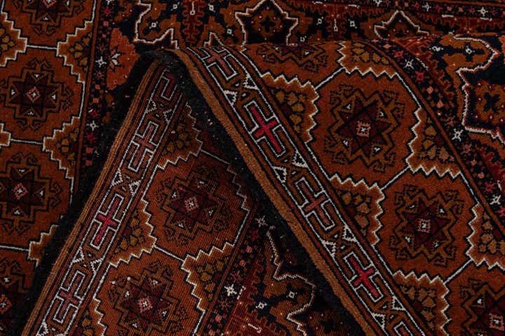 3' 9 x 5' 7 Hand Knotted Lahour Oriental Wool Rug