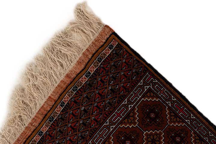 3' 9 x 5' 7 Hand Knotted Lahour Oriental Wool Rug