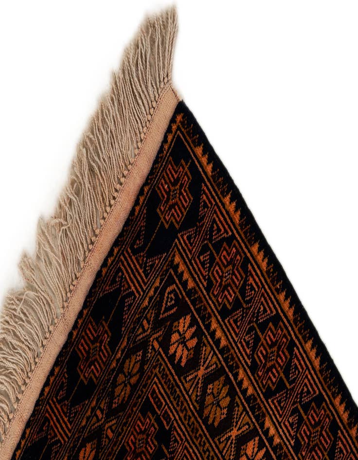 Detail image of 3' 7 x 6' 8  Hand Knotted Lahour Oriental Wool Rug