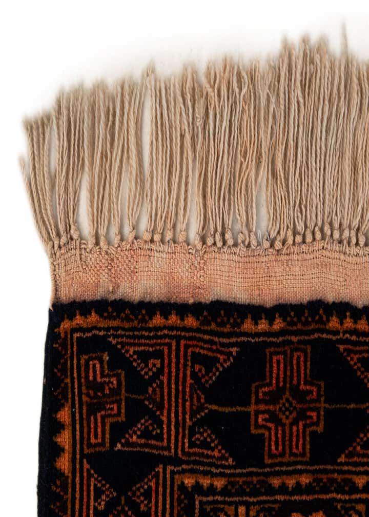 3' 7 x 6' 8 Hand Knotted Lahour Oriental Wool Rug