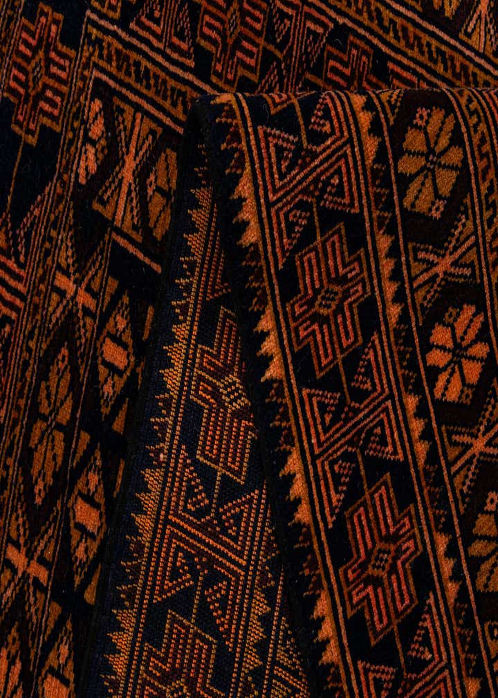 3' 7 x 6' 8 Hand Knotted Lahour Oriental Wool Rug