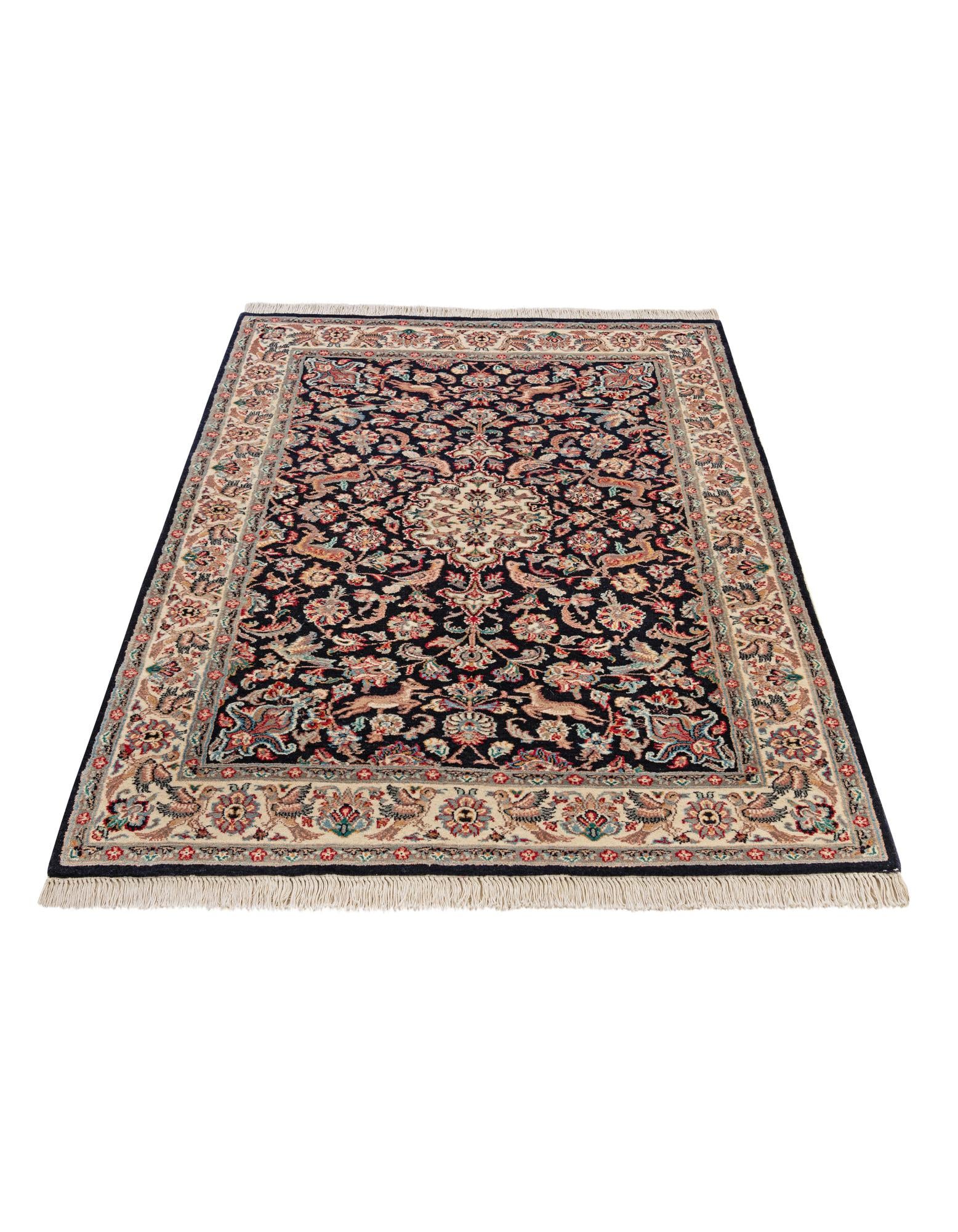 4' 2 x 6' 7 Hand Knotted Lahour Wool Rug