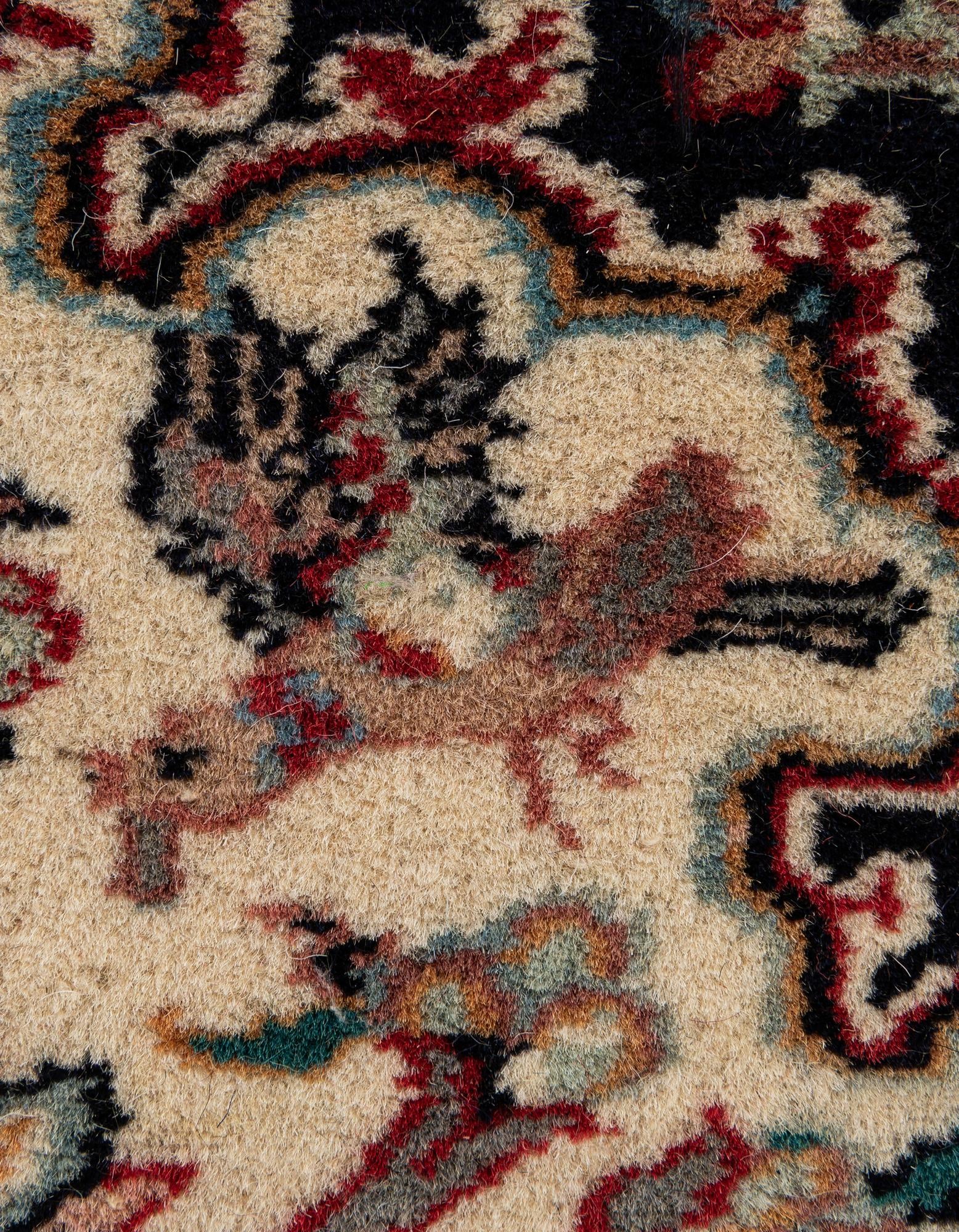 4' 2 x 6' 7 Hand Knotted Lahour Wool Rug
