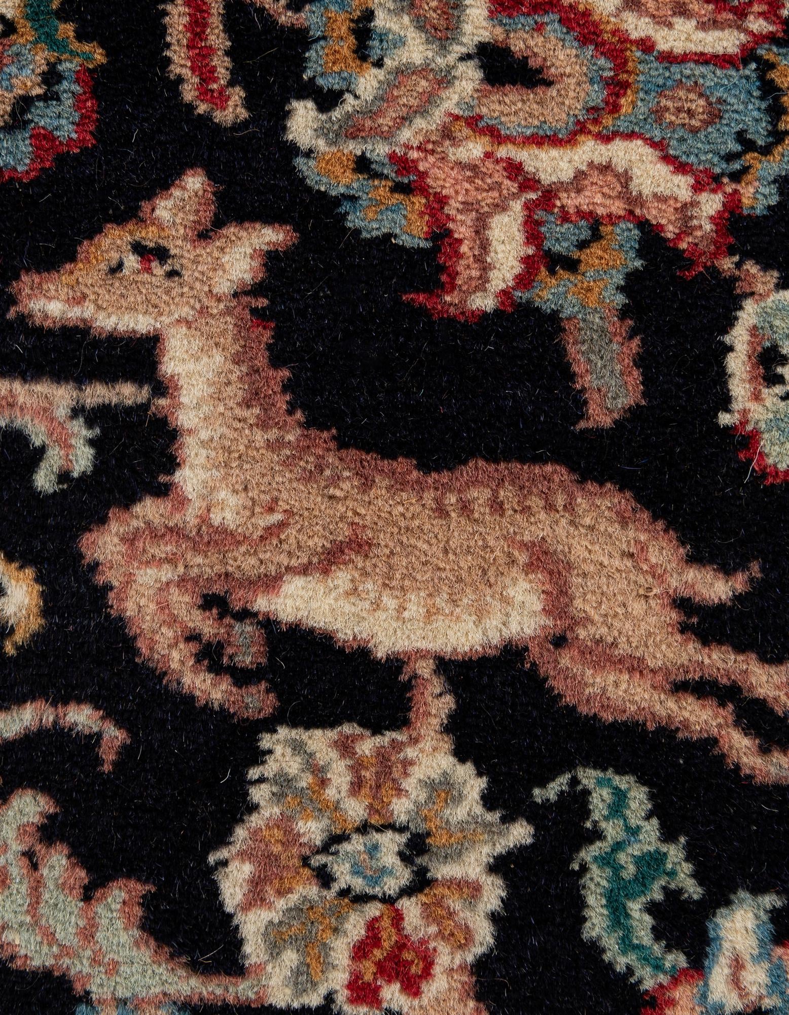 4' 2 x 6' 7 Hand Knotted Lahour Wool Rug