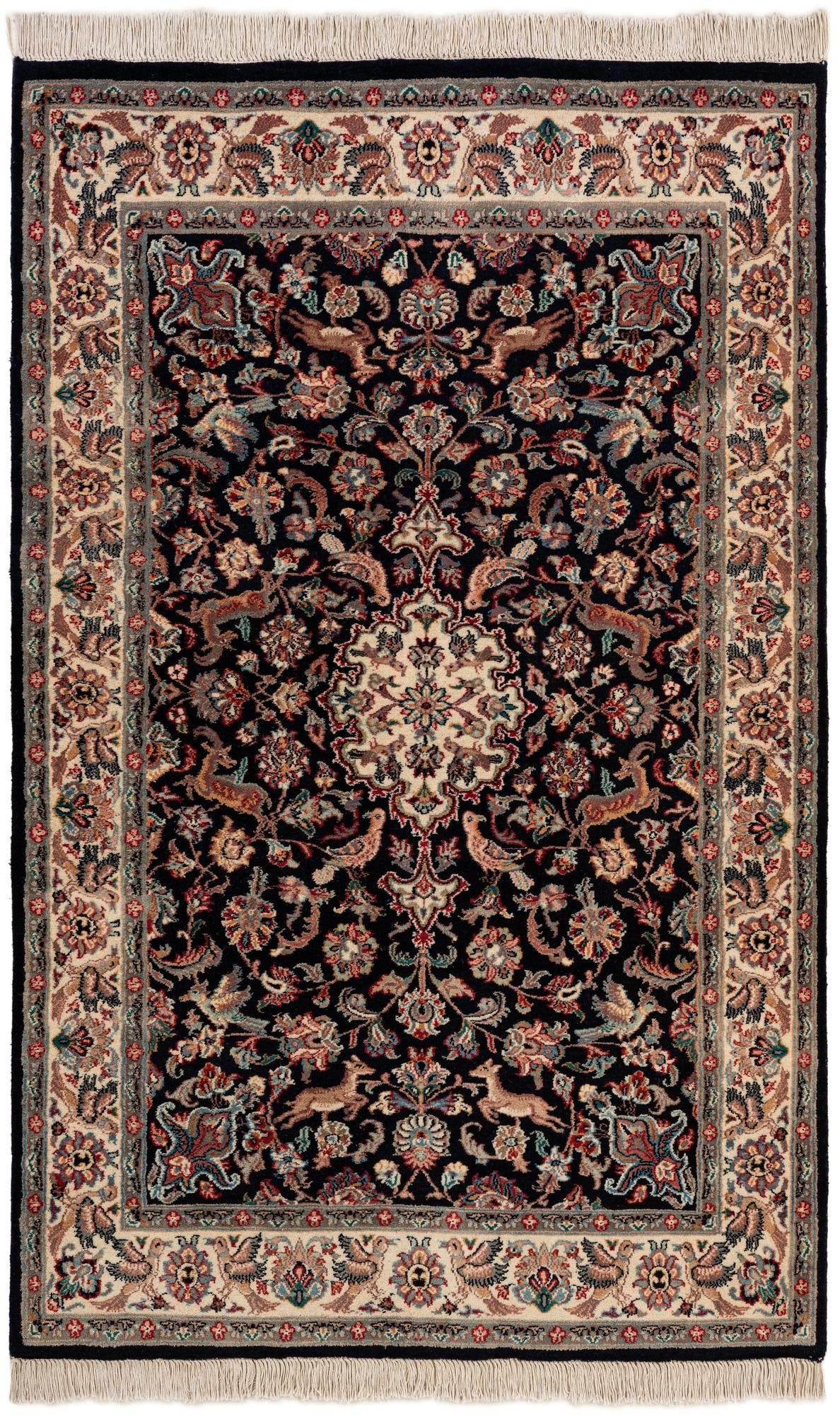 4' 2 x 6' 7 Hand Knotted Lahour Wool Rug