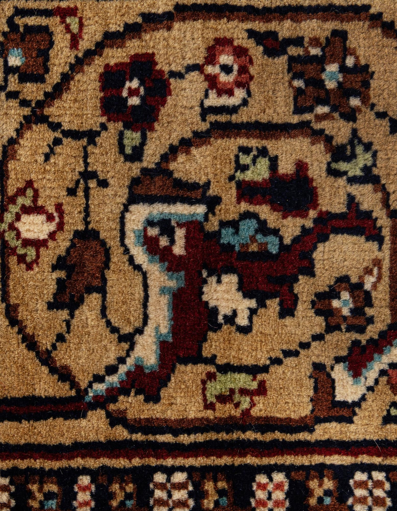6' 1 x 9' 5 Hand Knotted Lahour Wool Rug