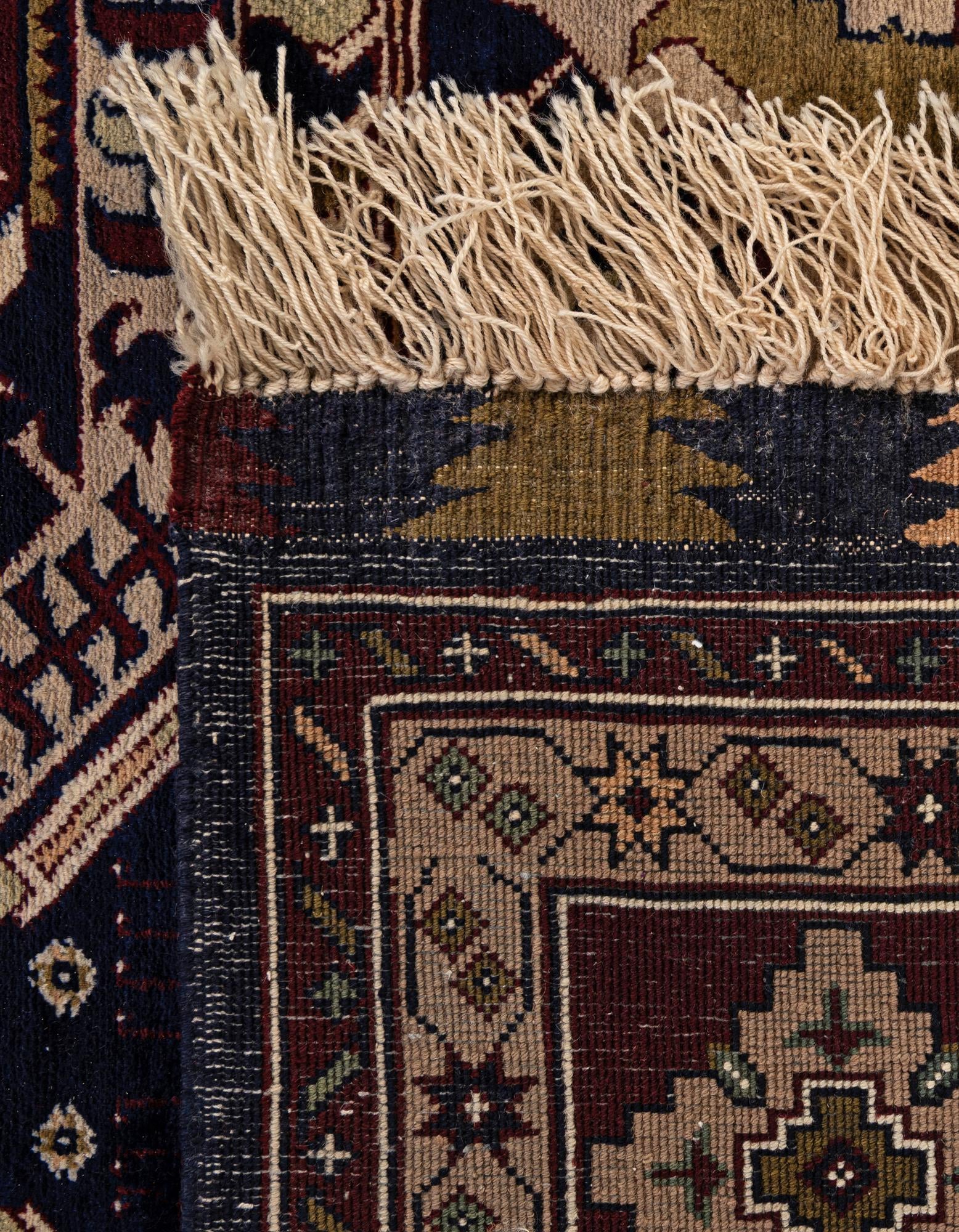 7' x 9' 7 Hand Knotted Lahour Wool Rug