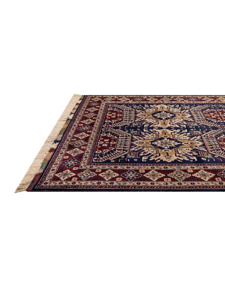 7' x 9' 7 Hand Knotted Lahour Wool Rug