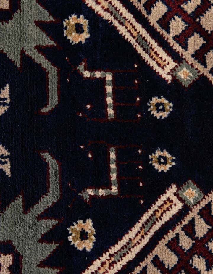 7' x 9' 7 Hand Knotted Lahour Wool Rug