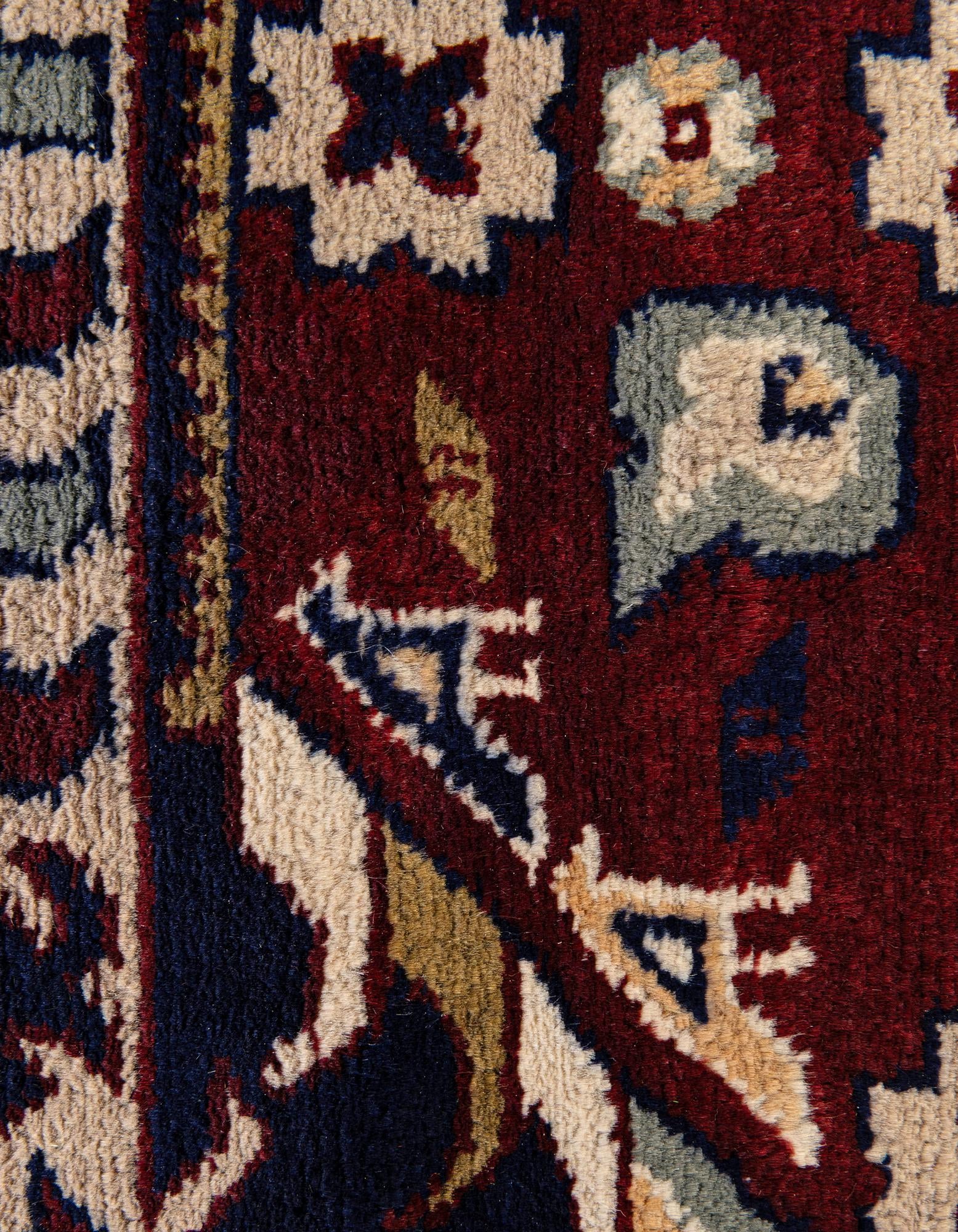 7' x 9' 7 Hand Knotted Lahour Wool Rug