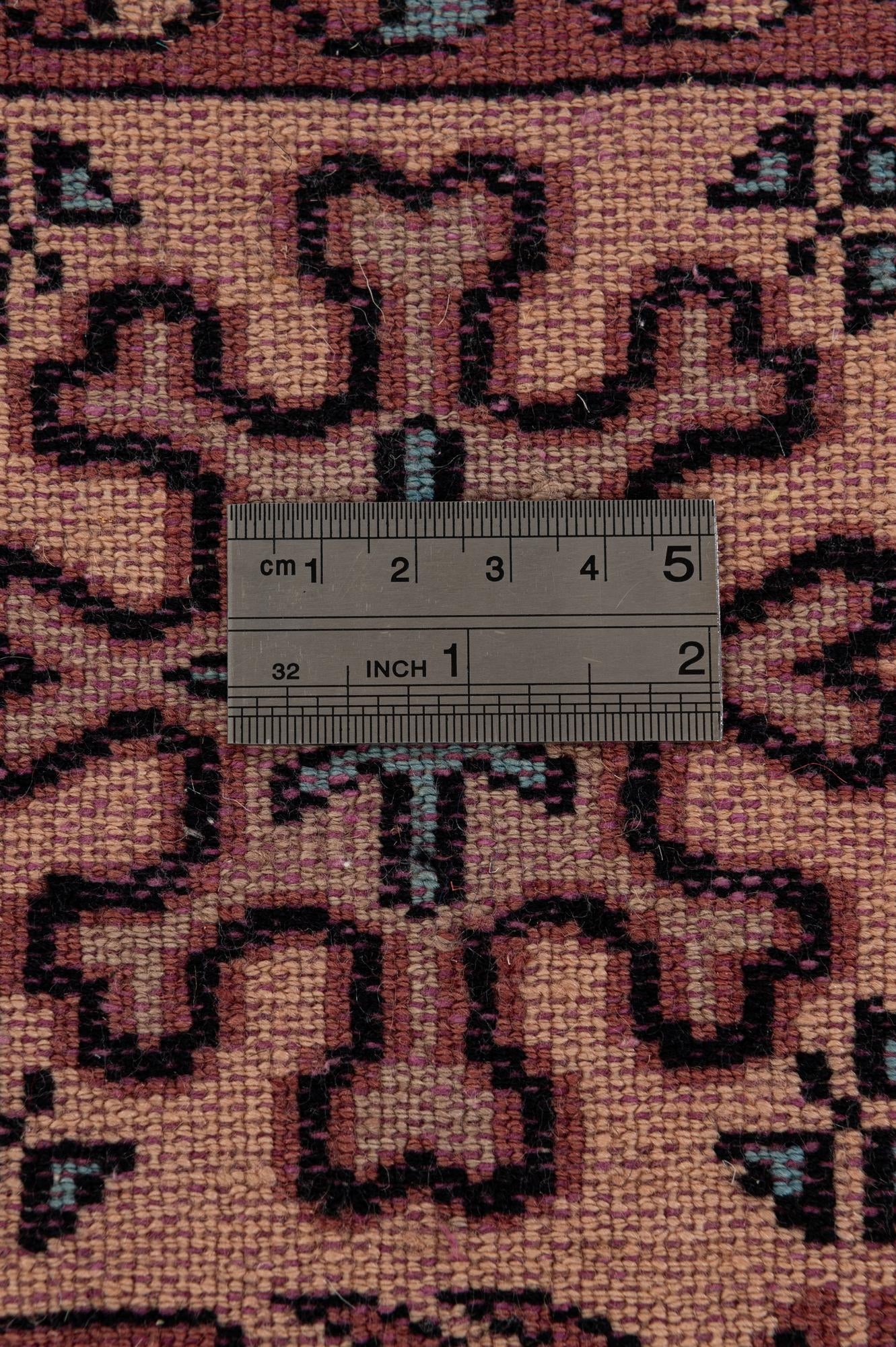 4' 2 x 6' 9 Hand Knotted Lahour Oriental Wool Rug