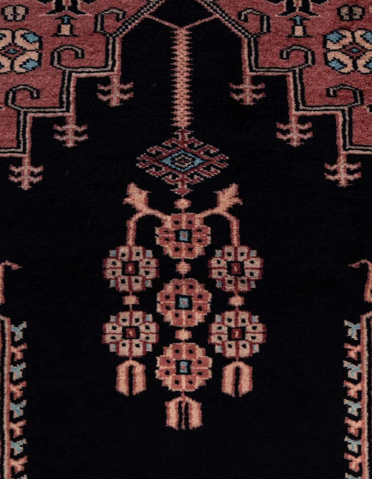 Detail image of 4' 2 x 6' 9  Hand Knotted Lahour Oriental Wool Rug