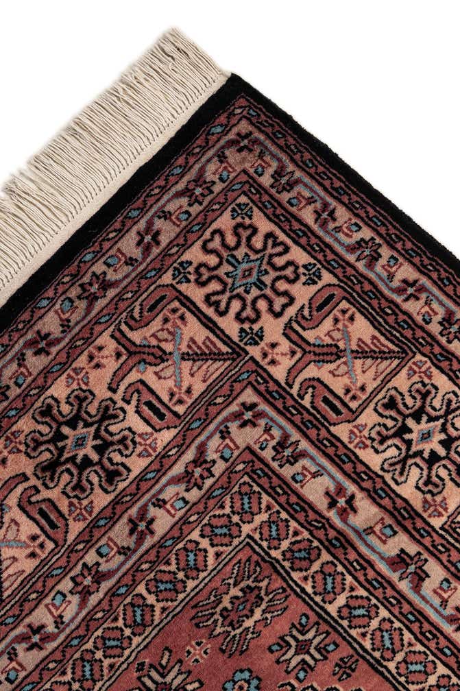 4' 2 x 6' 9 Hand Knotted Lahour Oriental Wool Rug