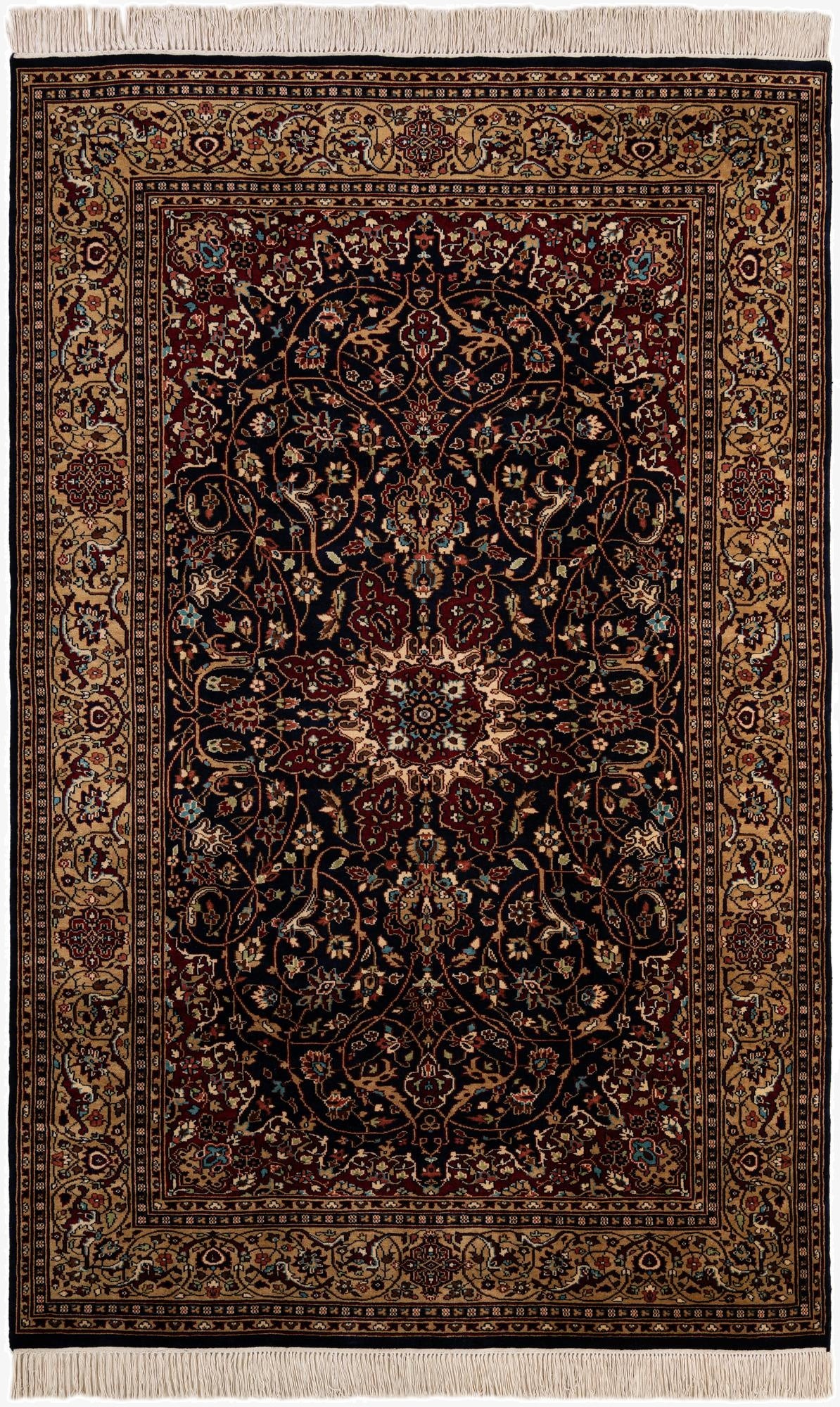 6' 1 x 9' 5  Hand Knotted Lahour Wool Rug