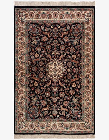 4' 2 x 6' 7 Hand Knotted Lahour Wool Rug