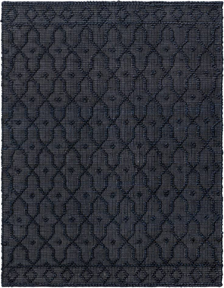 Detail image of 4' 1 x 6' 1 Hand Woven Larsa Jute Rug