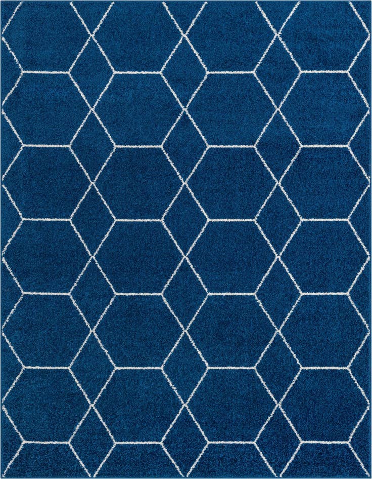 Detail image of 9' x 12' Lattice Frieze Rug