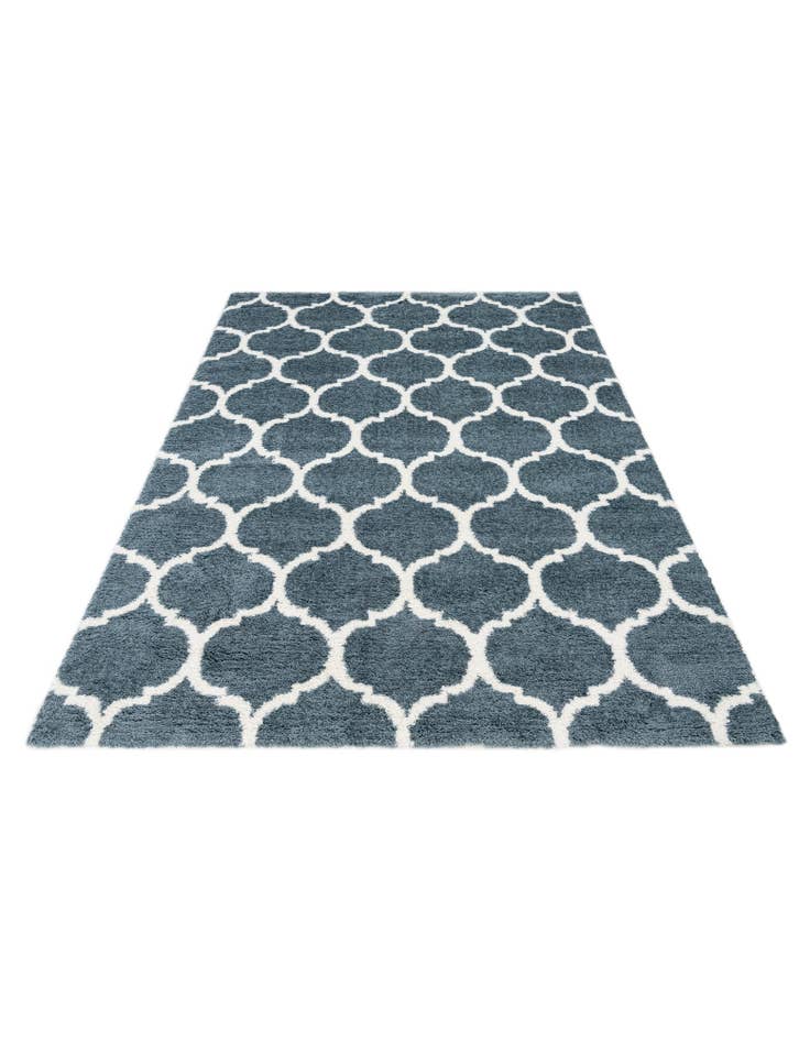 Detail image of 5' 2 x 7' 7 Lattice Shag Rug