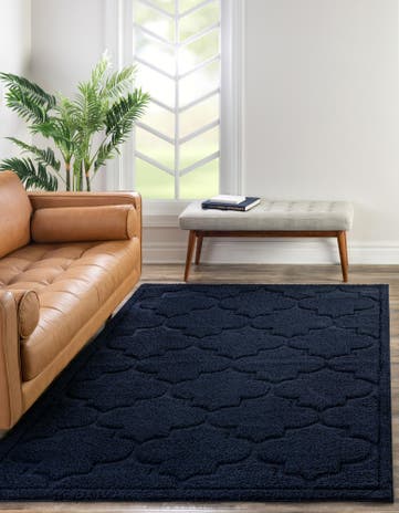 5' x 8' Lattice Shag Rug