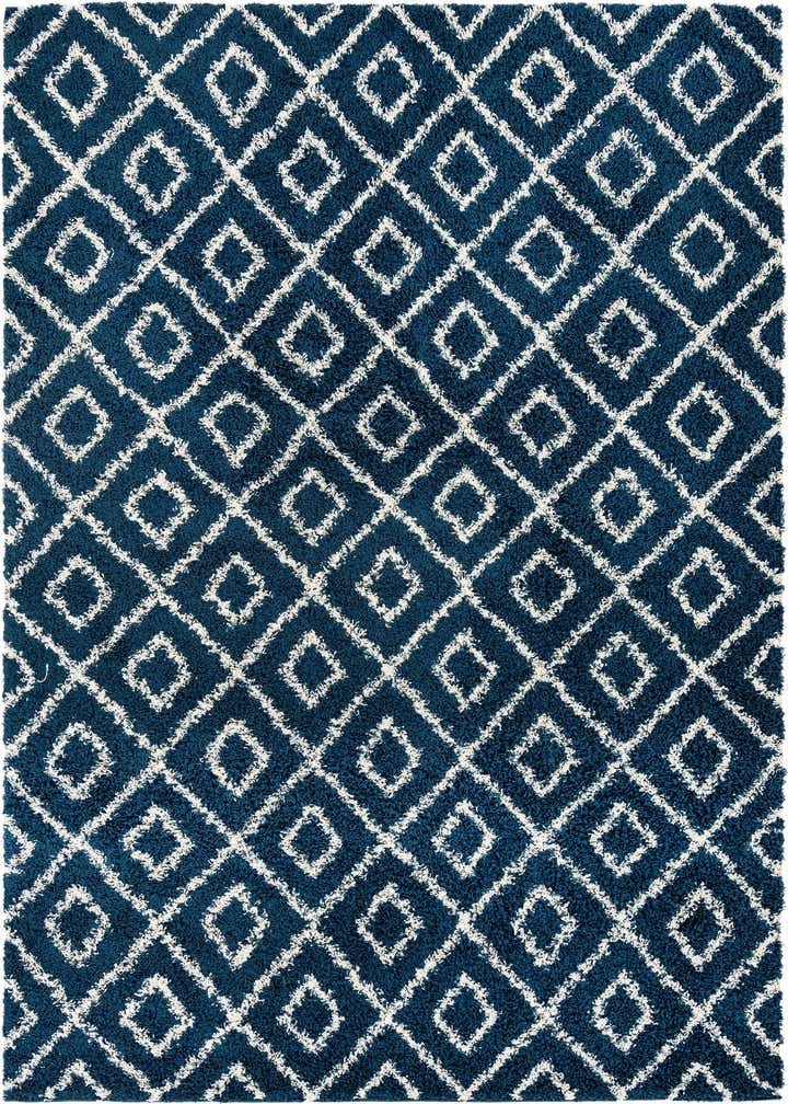 9' x 12' Lattice Shag Rug