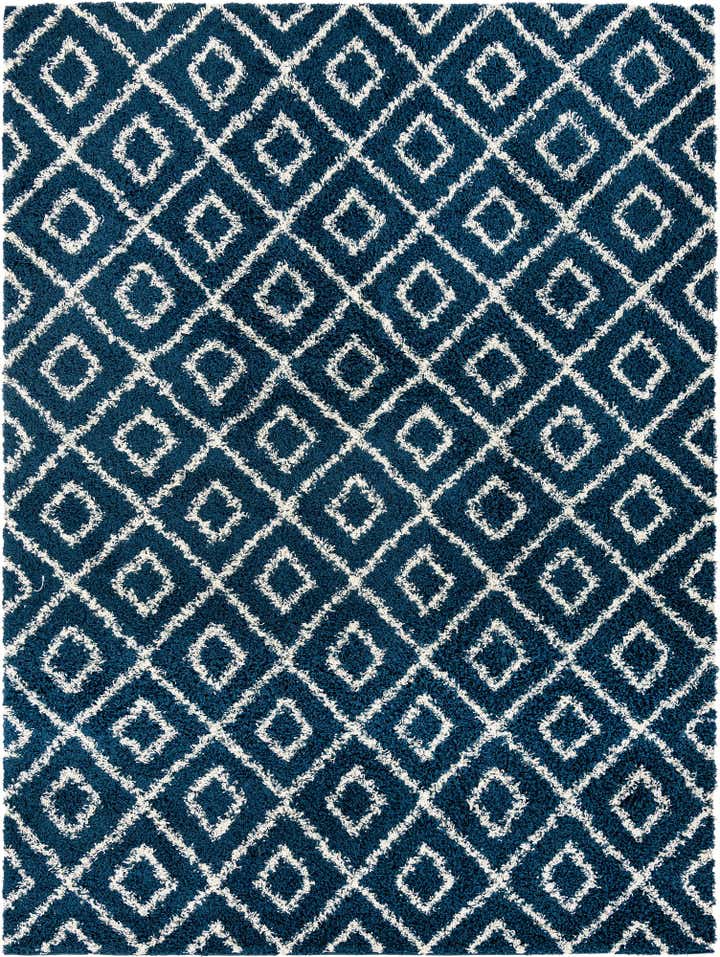 9' x 12' Lattice Shag Rug
