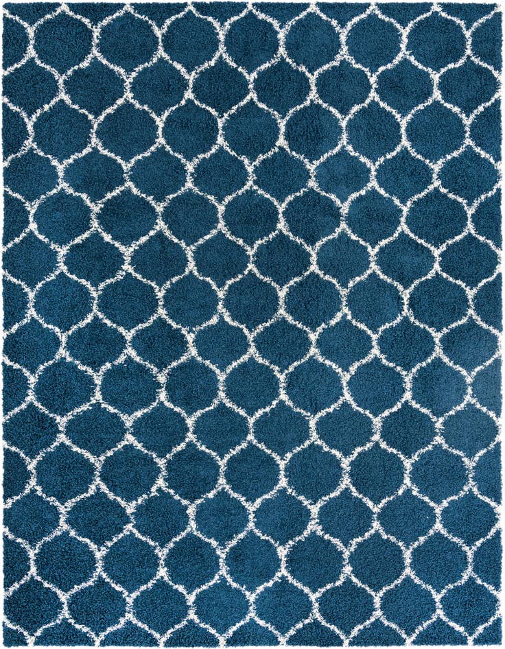 Detail image of 10' 8 x 14' Lattice Shag Rug