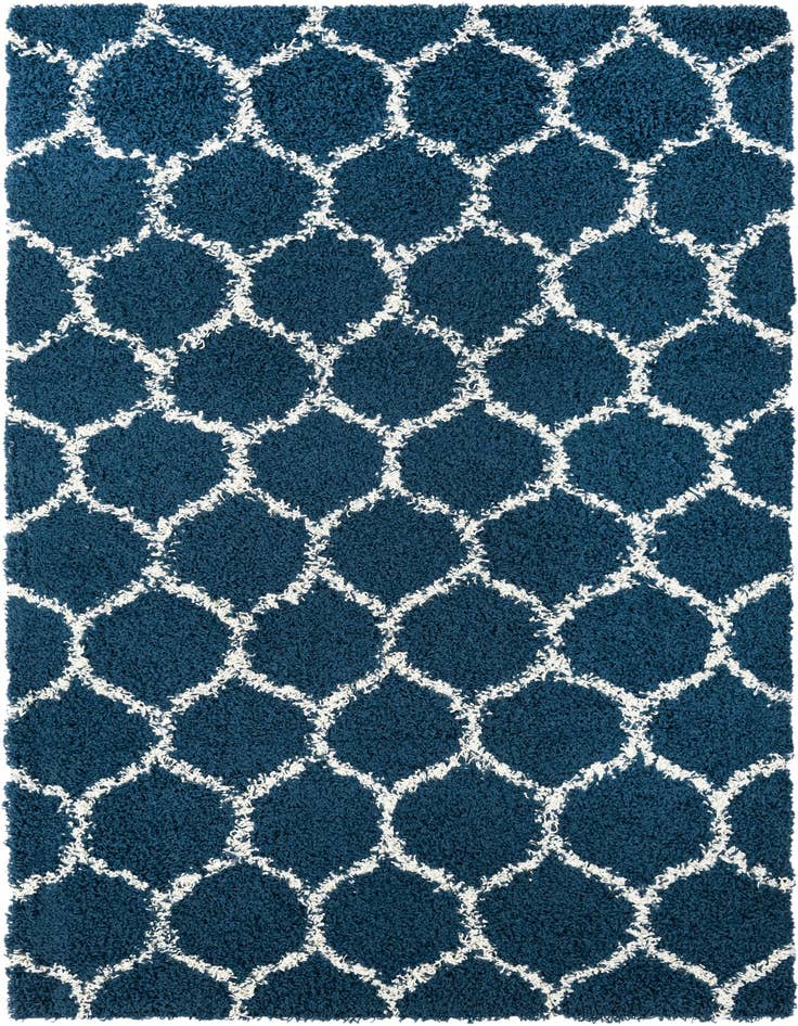 Detail image of 5' 3 x 8' Lattice Shag Rug