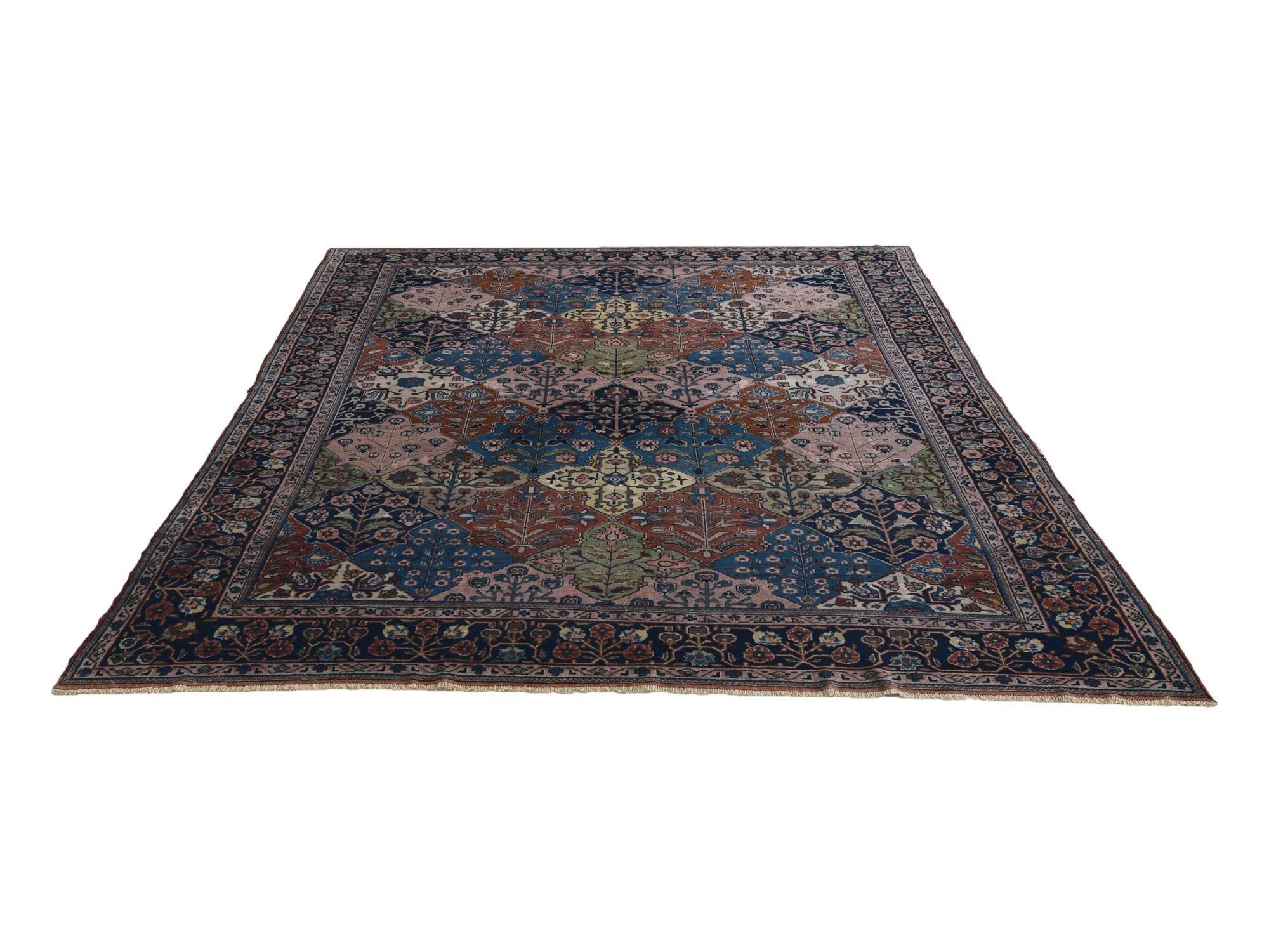 9' 4 x 11' 8 Hand Knotted Liliyan Persian Wool Rug