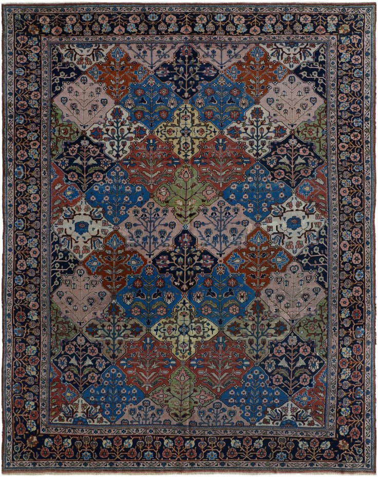 Detail image of 9' 4 x 11' 8 Hand Knotted Liliyan Persian Wool Rug