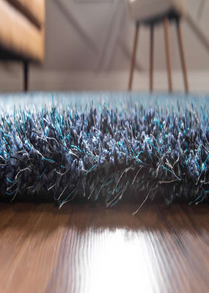 6' x 9' Luxe Solid Shag Rug
