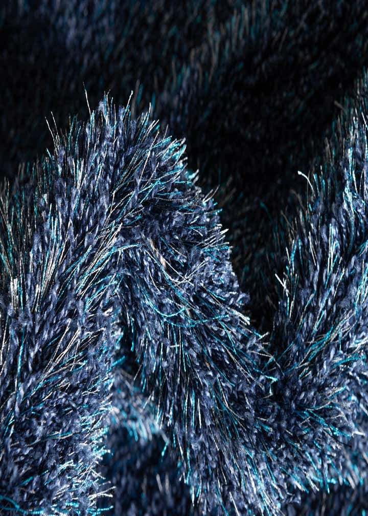 6' x 9' Luxe Solid Shag Rug