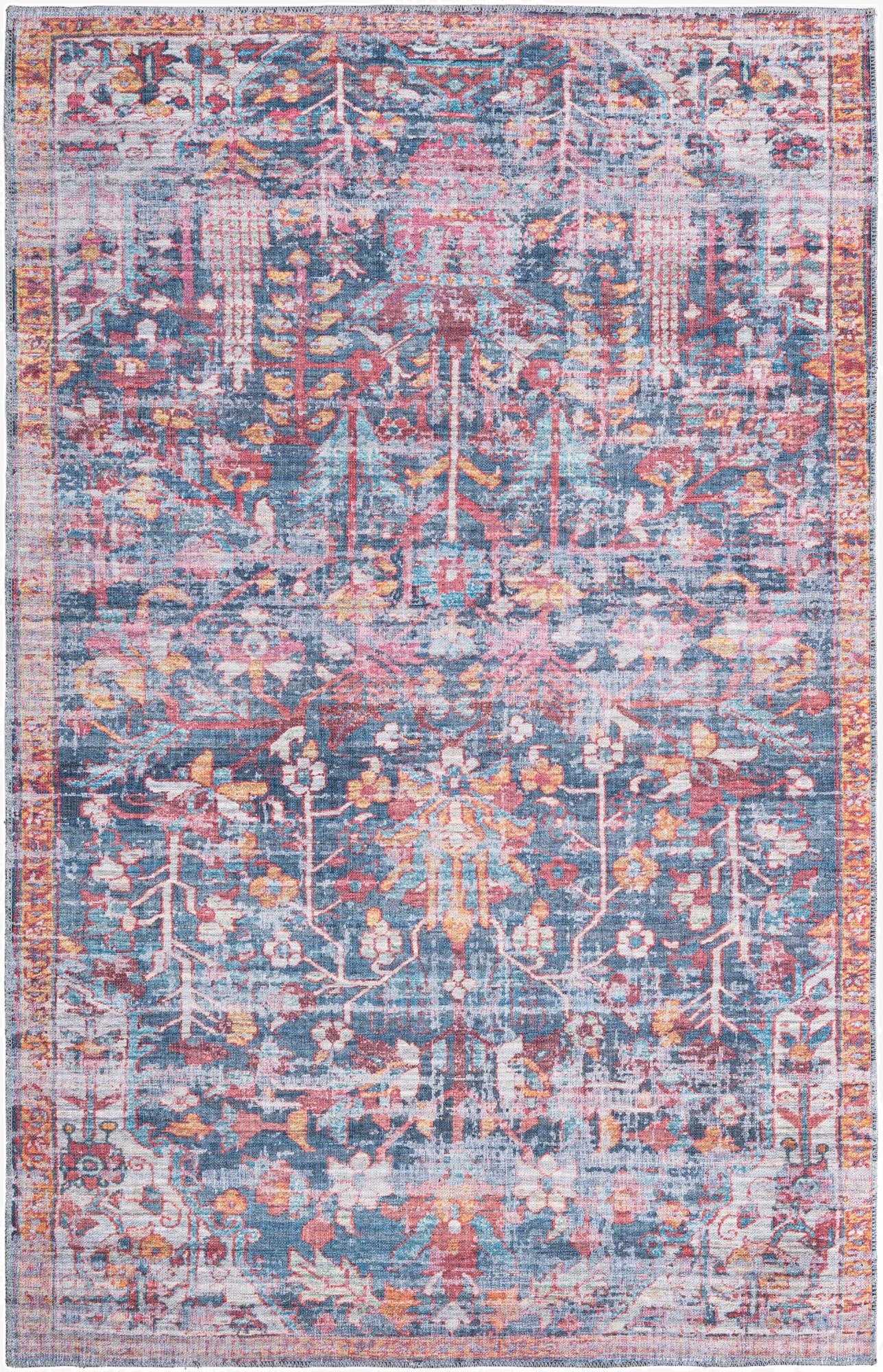 Primary image 5' 3 x 8'  Washable Maahru Rug