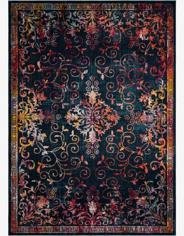 Navy Blue Madeline Rug