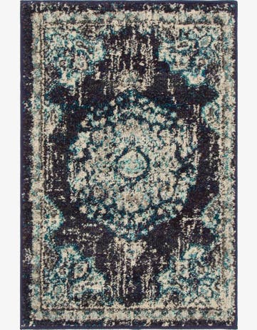 Navy Blue Madeline Rug