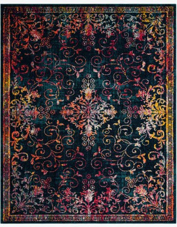 Navy Blue Madeline Rug