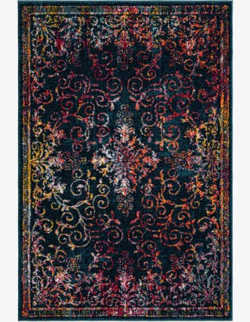 Navy Blue Madeline Rug