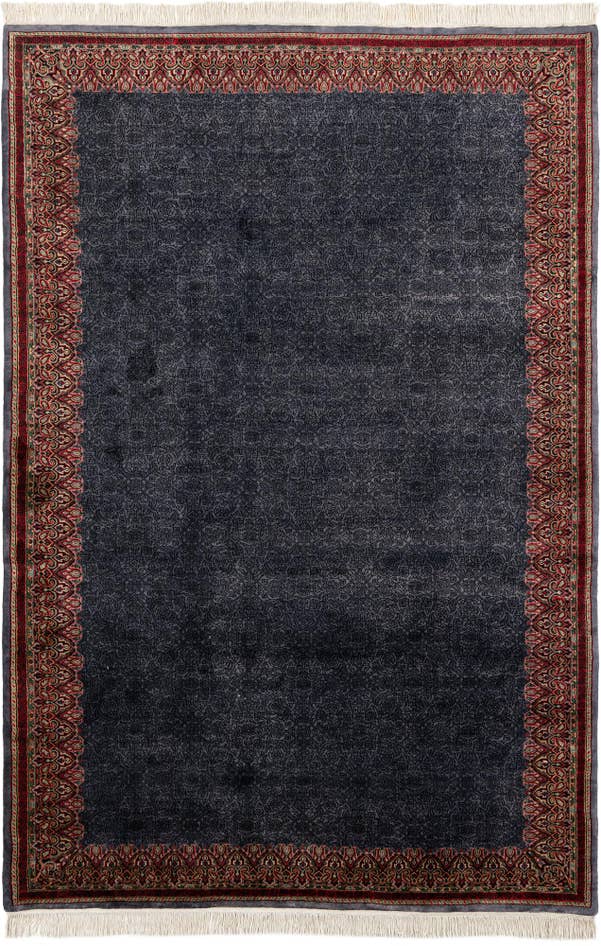 Detail image of 6' 7 x 10' Hand Knotted Mahal Wool Rug